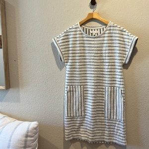 New without tags, never worn. Loft Lou&Grey terrycloth striped dress,size S